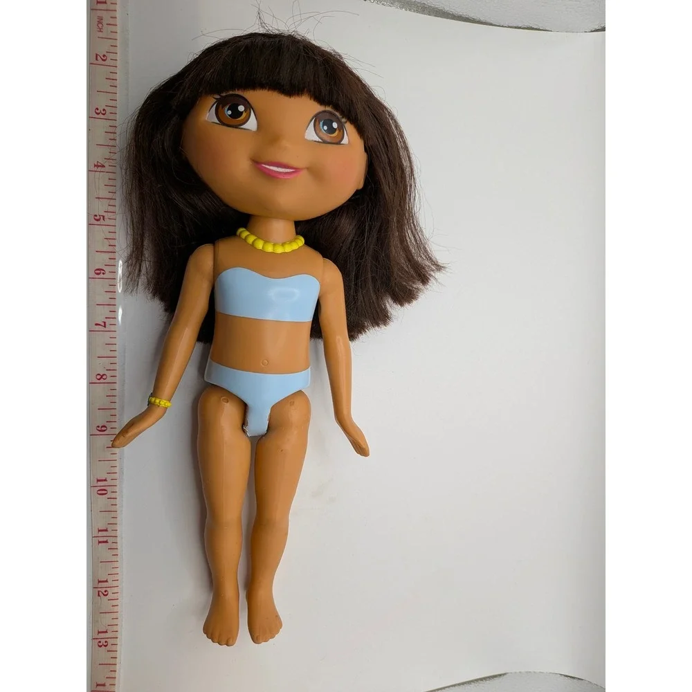 Y2K Dora Prance And Fly Doll Figure Plush Blue Dress Key Pink Crown Vtg 2008‎